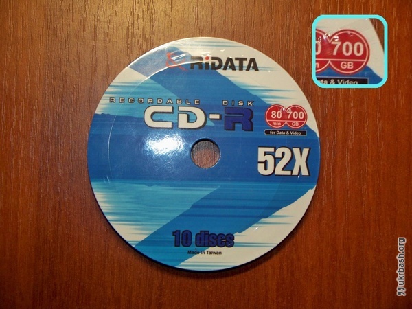 Унікальні CD-диски на 700 GB (не фотошоп).